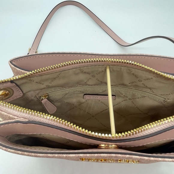 Michael Kors Nicole Triple Compartment Crossbody Bag - Picture 13 of 14